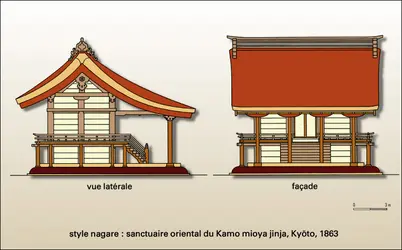 Sanctuaire shintô (style nagare) - crédits : Encyclopædia Universalis France