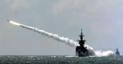 Marine de guerre taïwanaise en manœuvre - crédits : Sam Yeh/ AFP