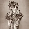 Modèle de la Vierge du tombeau du duc de Clarence, A. Gilbert - crédits : Hulton Archive/ Getty Images