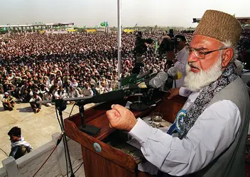Meeting du Jamaat-i-Islami au Pakistan, octobre 1998 - crédits : Tanveer Mughal/ AFP