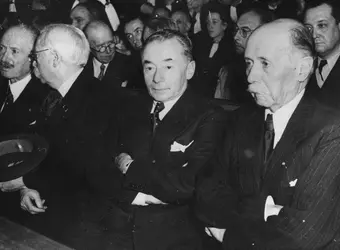 Procès de Pétain, 1945 - crédits : Keystone/ Getty Images