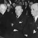 Procès de Pétain, 1945 - crédits : Keystone/ Getty Images