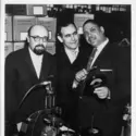 Ahmet Ertegun, Jerry Wexler et Big Joe Turner - crédits : Charlie Gillett/ Redferns/ Getty images