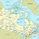 Canada : carte administrative - crédits : Encyclopædia Universalis France