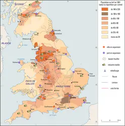 Grande-Bretagne: croissance de 1750 à 1850 - crédits : Encyclopædia Universalis France