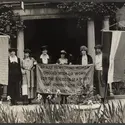 Suffragettes américaines, 1920 - crédits : National Photo Co., Washington, D.C./ Records of the National Woman's Party/ Library of Congress, Washington D.C.