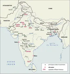 Inde : sites musulmans - crédits : Encyclopædia Universalis France