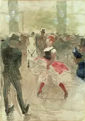 <it>À l'Élysée Montmartre</it>, H. de Toulouse-Lautrec - crédits :  Bridgeman Images 