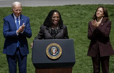 Nomination de Ketanji Brown Jackson à la Cour suprême des États-Unis, 2022 - crédits : Bill O'Leary/ The Washington Post/ Getty Images