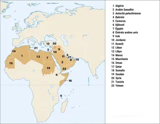 Ligue arabe - crédits : Encyclopædia Universalis France