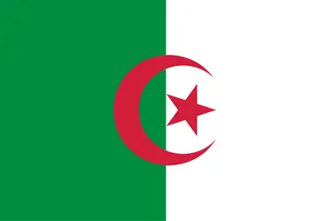 Algérie : drapeau - crédits : Encyclopædia Universalis France