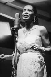 Billie Holiday - crédits : Bill Spilka/ Archive Photos/ Getty Images