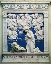 <it>Adoration de l'Enfant</it>, A. Della Robbia - crédits : De Agostini/ Getty Images