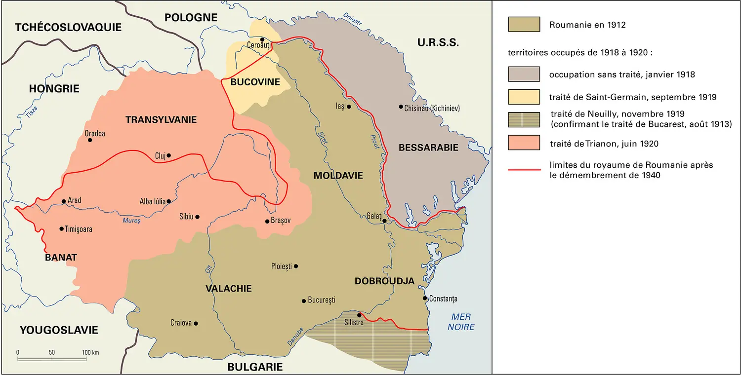 Roumanie, XX<sup>e</sup> siècle