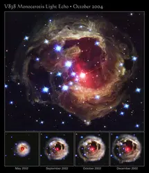 Étoile variable V838 Monocerotis - crédits : NASA/ ESA & The Hubble Heritage Team