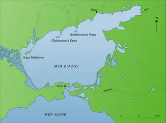 Mer d'Azov - crédits : Encyclopædia Universalis France