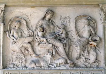 Ara Pacis Augustae, détail: Tellus - crédits : DeAgostini/ Getty Images