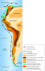 Structure des Andes - crédits : Encyclopædia Universalis France