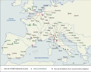 Occident médiéval - crédits : Encyclopædia Universalis France