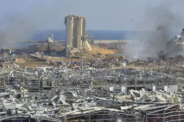 Explosion à Beyrouth, 2020 - crédits : Houssam Shbaro/ Anadolu Agency/ AFP